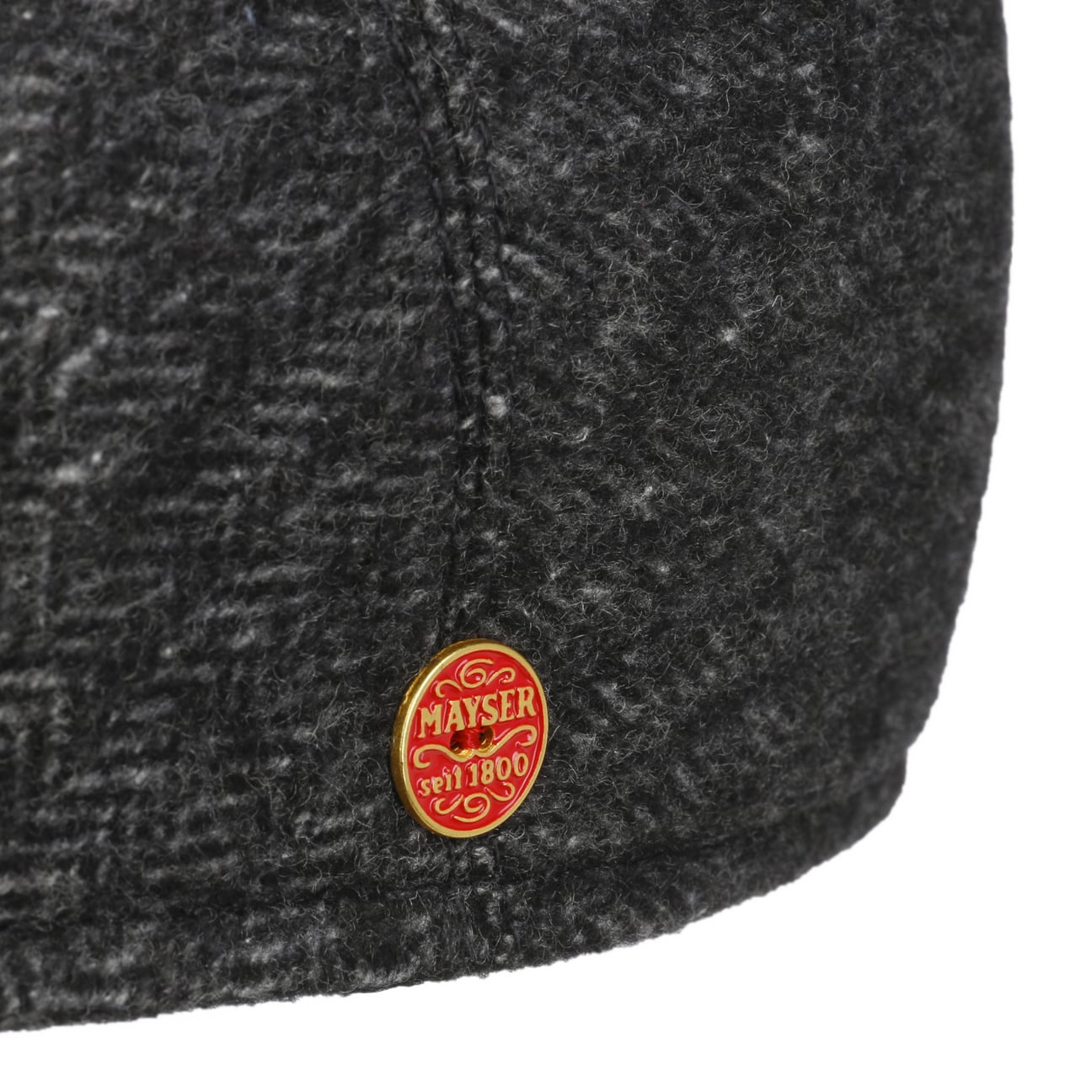 Mayser Sidney Plus Amaro Flat Cap - Stylish Wool Men's Hat for Casual & Outdoor Wear