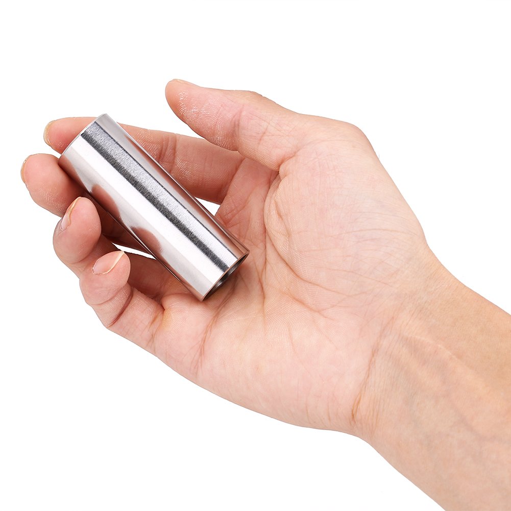 Premium Stainless Steel Guitar Slides Set - 4Pcs Durable Guitar Slides for Electric & Acoustic Guitar Players - Perfect for Blues, Rock & Slide Guitar Performances
