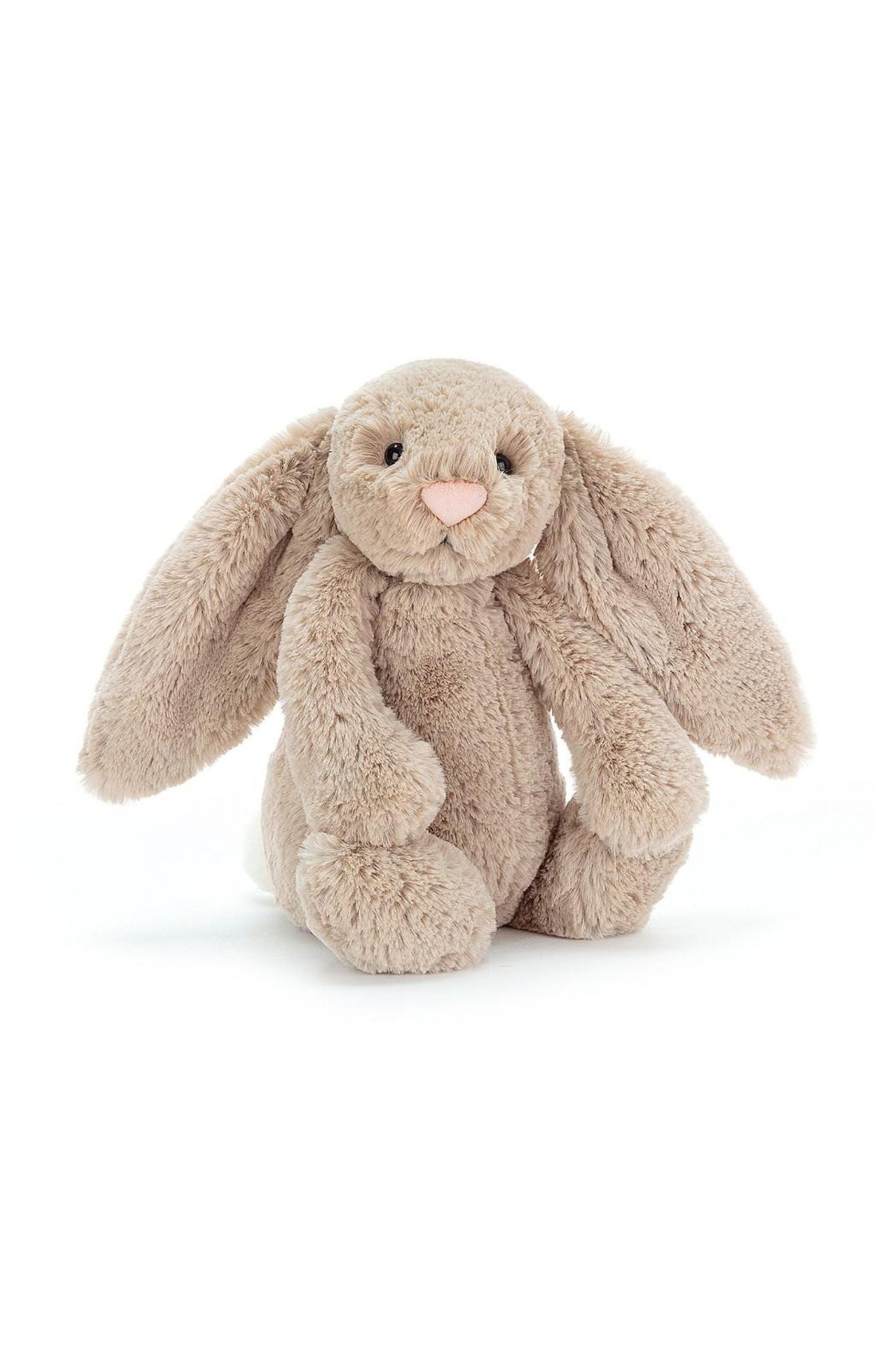 Jellycat Medium Bashful Beige Bunny Plush Toy - Soft Cuddly Stuffed Animal for Kids, Baby Shower Gift & Nursery Decor