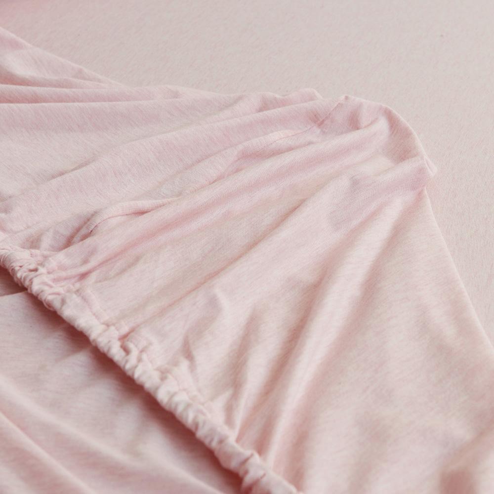 Cotton Pure™ Cravina Pink Jersey Cotton Quilt Cover Set - Soft Breathable Bedding for Comfortable Sleep - Perfect for Master Bedroom, Guest Room & Dorm Decor