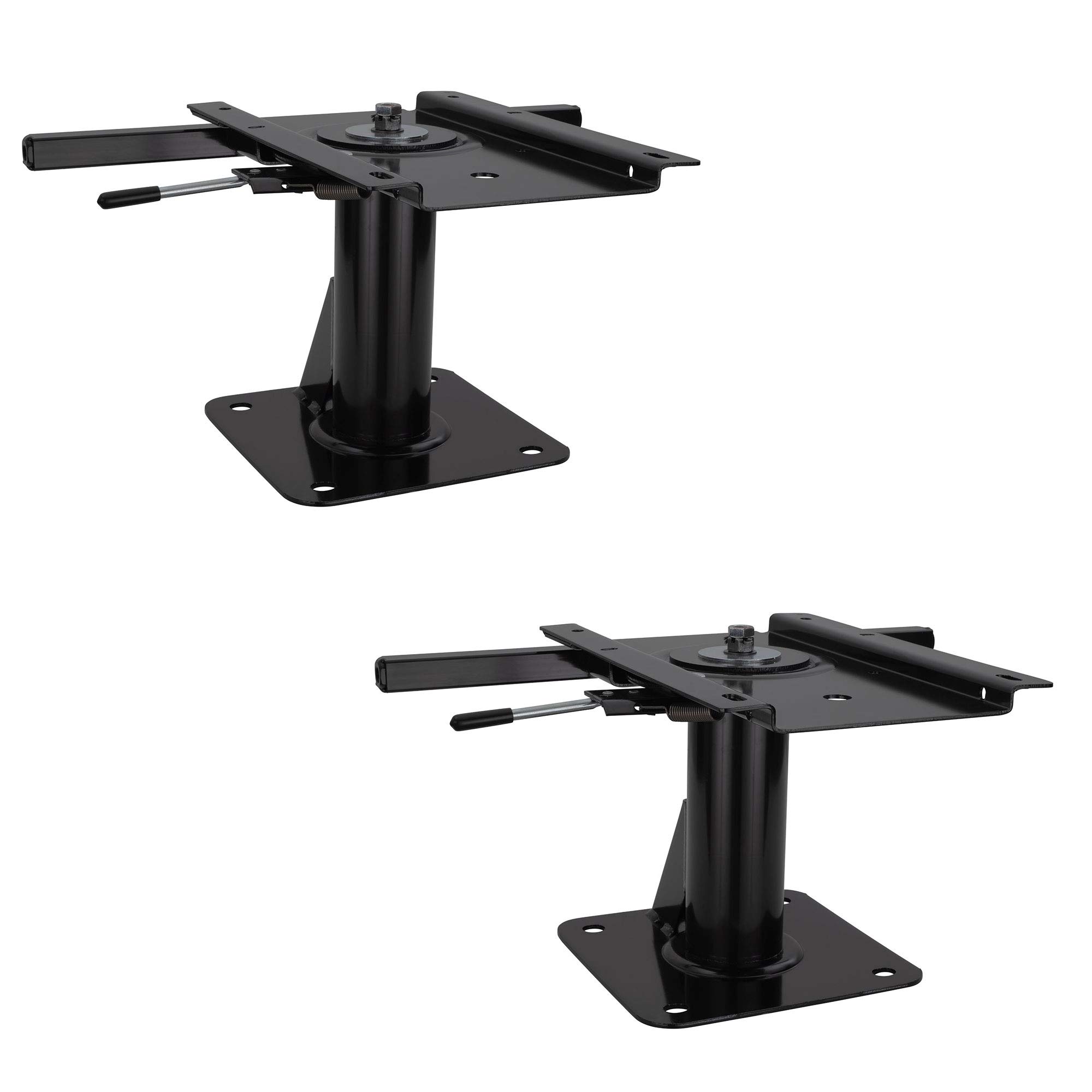 RecPro RV Pedestal Captains Chair with Mounting Base – Comfortable Driver & Passenger Seat (5.5