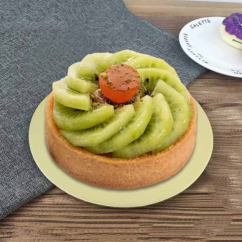 50pcs Gold Cake Base Boards - Sturdy Cardboard Cake Bottom for Desserts, Birthday Cakes & Display - Perfect for Baking, Serving & Party Decorations