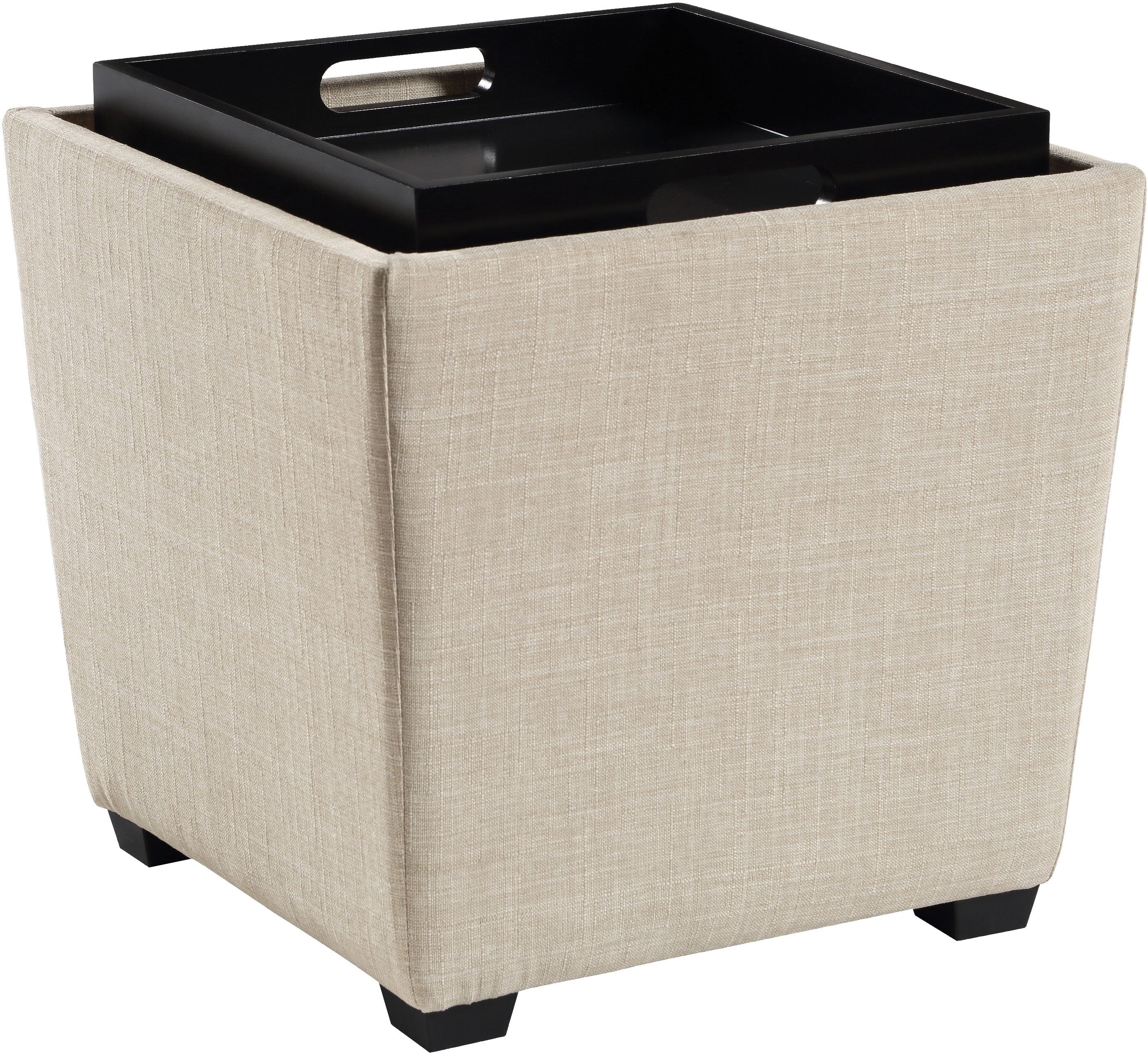 Office Star Rockford Storage Ottoman [RCK361] - Multi-Functional Footrest & Hidden Storage Bench for Living Room, Bedroom, or Office