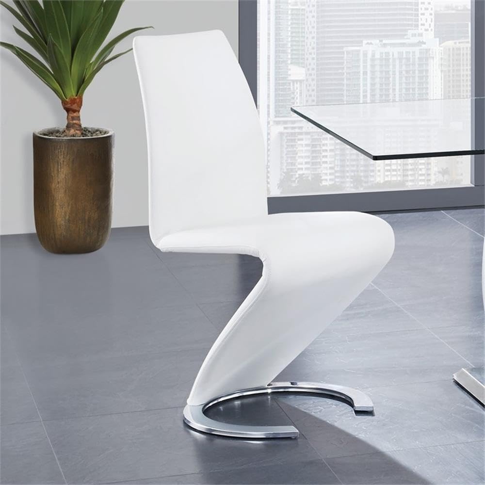 White Modern Dining Chair - Global Furniture for Home, Restaurant & Office - Comfortable & Stylish Seating Solution