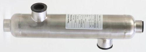 High-Efficiency SP-210k Stainless Steel Pool Heat Exchanger for Inground & Above Ground Pools | Corrosion-Resistant Swimming Pool Heating System | Perfect for Residential & Commercial Use
