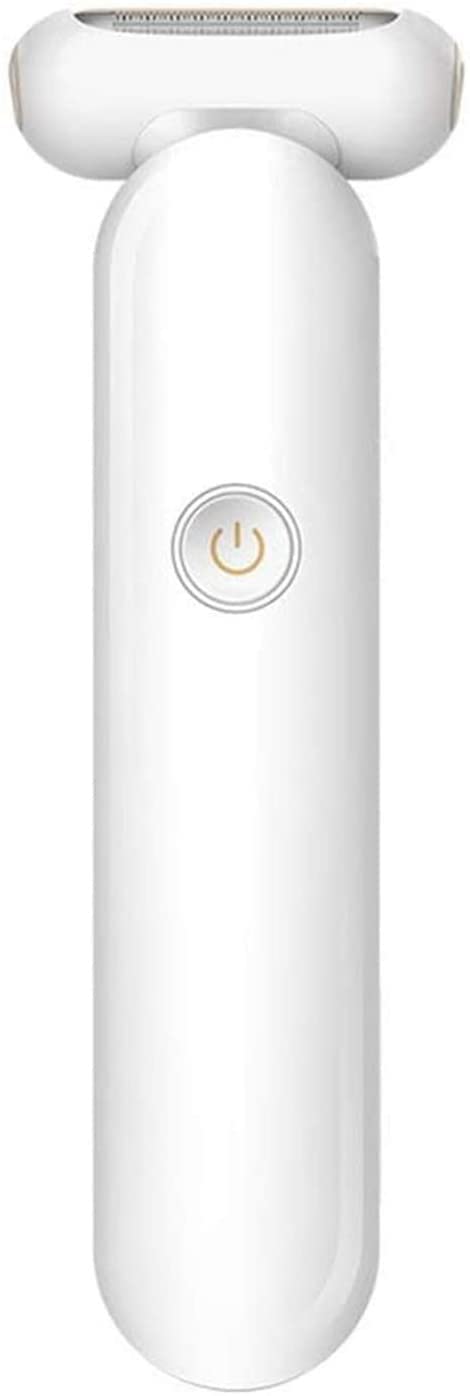 Electric Rechargeable Razor Foil Shaver for Women - Cordless & Waterproof Hair Removal Trimmer for Wet & Dry Use - Painless Epilator for Legs, Underarms & Bikini Area (White) - Perfect for Travel & Quick Hair Removal at Home