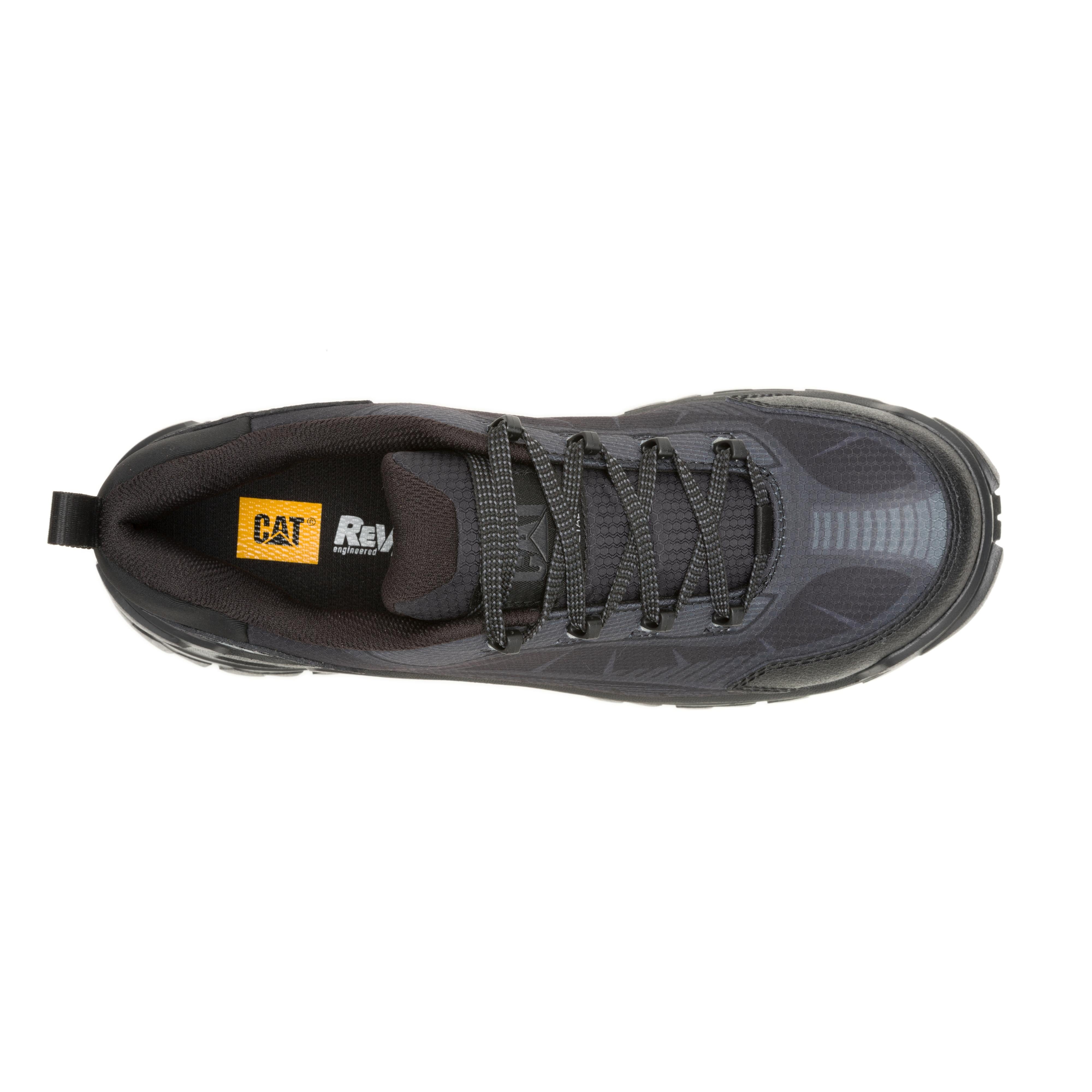 Invader Sport Lo Mesh Composite Toe Work Shoes - Black Breathable Safety Shoes for Men | Construction, Warehouse & Outdoor Work