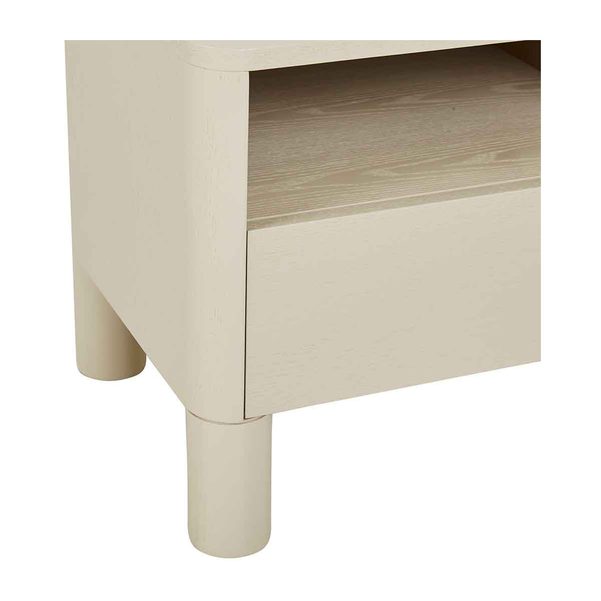 Modern Open Bedside Table - Minimalist Nightstand with Storage Shelf for Bedroom, Living Room & Office - Perfect for Small Spaces, Books, Alarm Clock & Decor