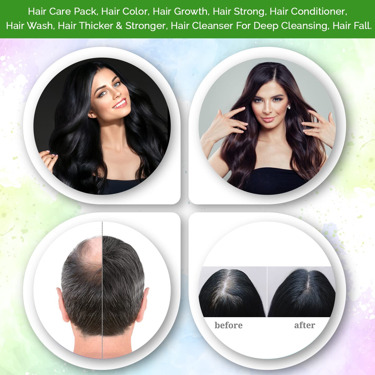 Organic Indigo Powder for Hair - 100% Natural Black Hair Dye | Pure Indigo Leaf Powder for Gray Coverage & Hair Coloring | Perfect for DIY Henna Blends, Natural Hair Care & Vegan Beauty Routines