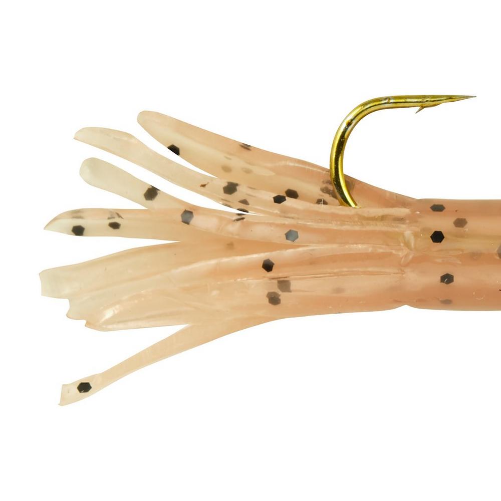 Berkley PowerBait Pre Rigged Atomic Tubes Fishing Lures - 5 Pack for Bass, Trout & Panfish - Perfect for Freshwater & Saltwater Fishing