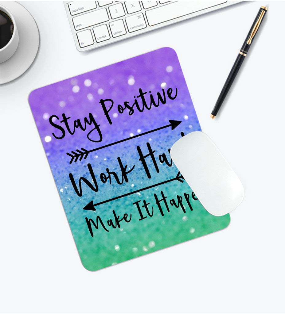 Custom Gaming Mouse Pad with Inspirational Quote - 