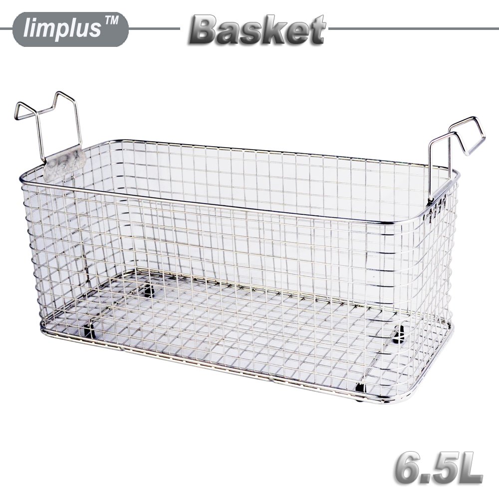 Limplus LS-06 6L 180W Professional Ultrasonic Cleaner with Basket & Lid - 40kHz Heated Timer for Dental Tools, Jewelry, Fuel Injectors, Surgical Instruments - Perfect for Dentists, Jewelers & Automotive Repair Shops