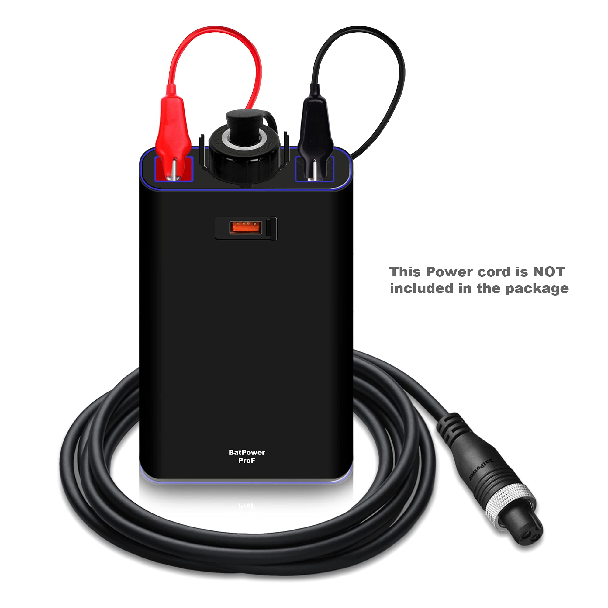 BatPower Prof 15Ah/7.8Ah Rechargeable Fishing Reel Battery for Daiwa Tanacom, Seaborg, Leobritz, Shimano Electric Reels - Includes Fast Charger - Perfect for Saltwater & Deep Sea Fishing