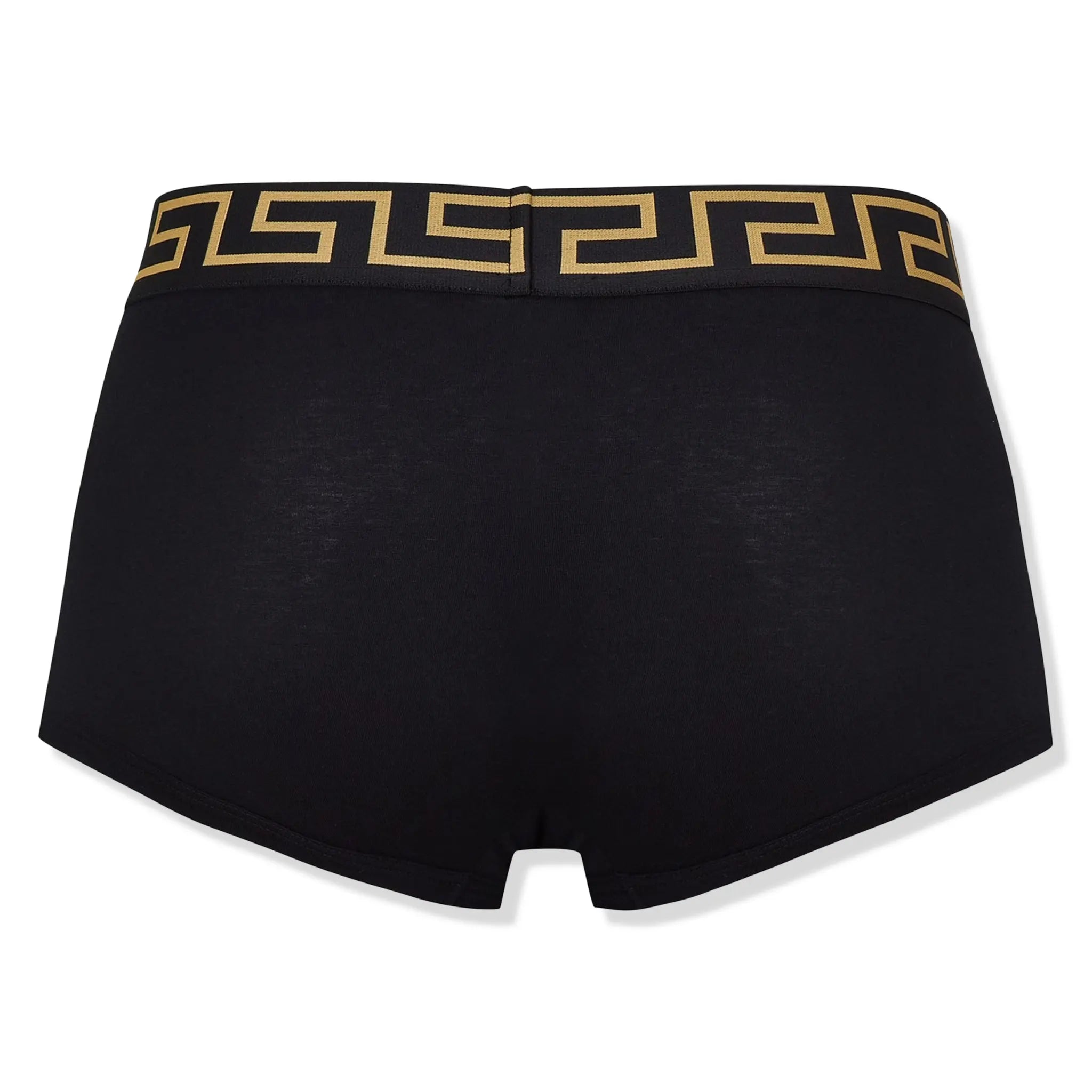 Versace Icon Greca Waistband Black Trunks 2-Pack - Luxury Men's Swimwear for Pool, Beach & Vacation