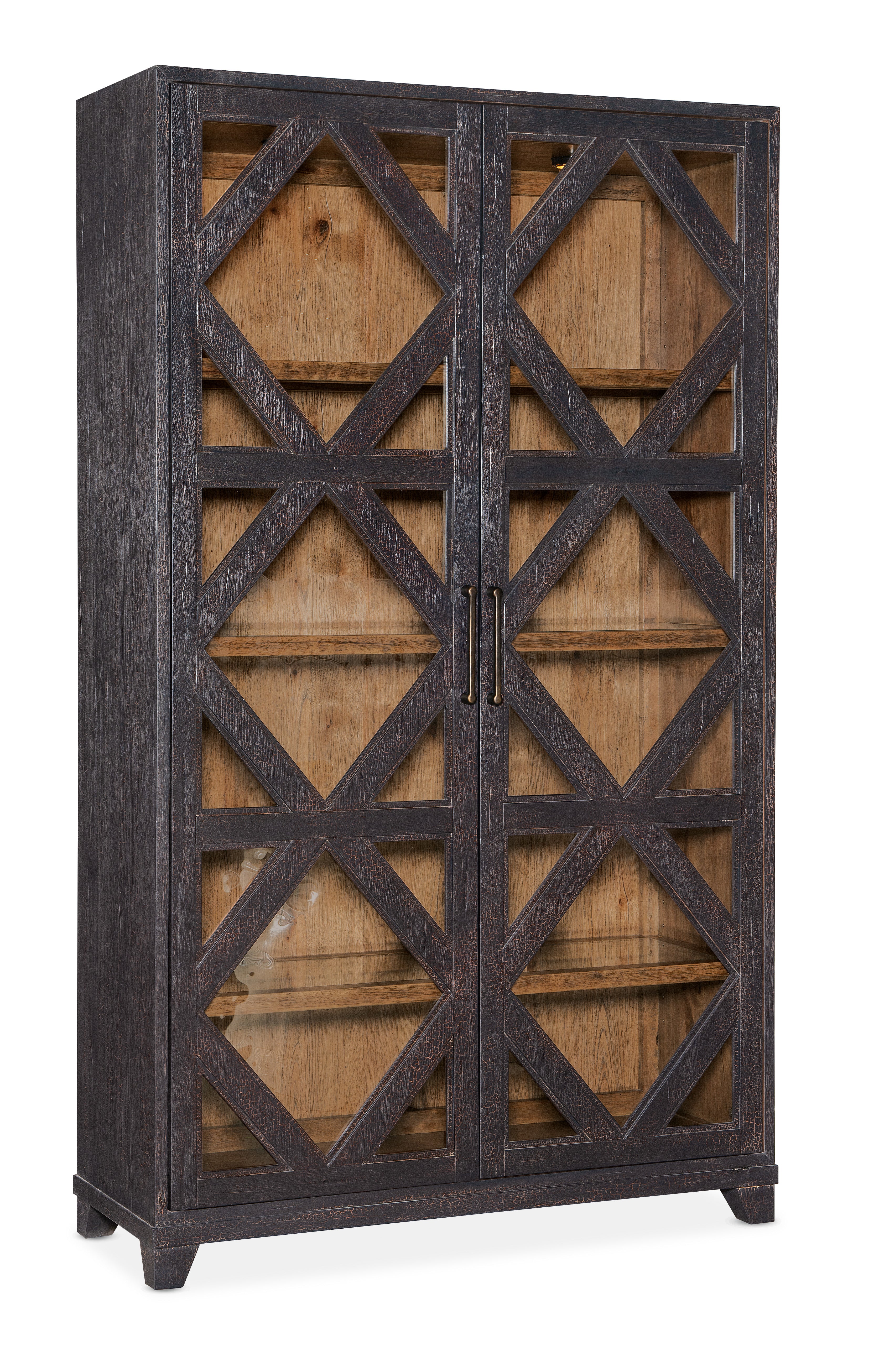 Big Sky Display Cabinet - Premium Glass Showcase for Collectibles & Home Decor | Perfect for Living Room, Dining Room & Office Display