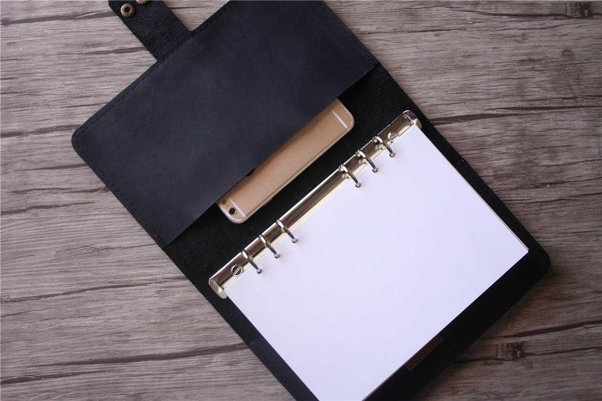 Premium Custom Leather A5 Planner Binder Notebook - Personalized Organizer for Work, School & Daily Planning - Perfect for Professionals, Students & Journaling