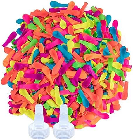 666pcs Self-Sealing Water Balloons - 18 Bunches Quick Fill Splash Balloons for Outdoor Summer Games, Pool Parties, Kids & Adults Fun - Colorful Random Assortment