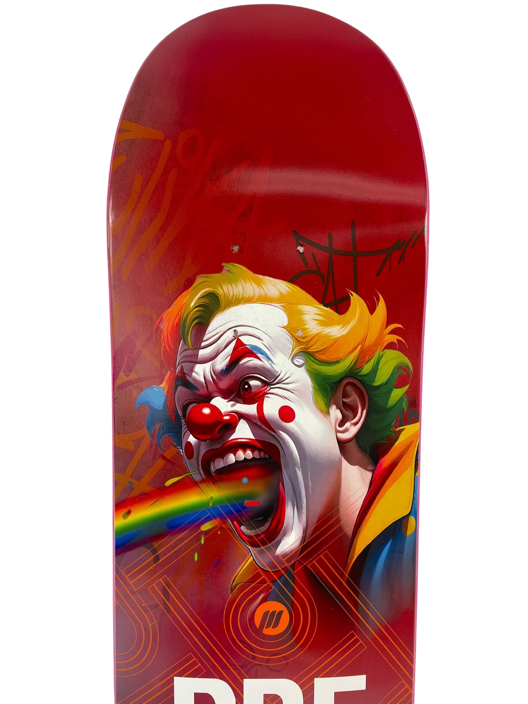 Freak Show Clown Premium Skateboard - High Performance Deck for Street & Park Riding - Choose Your Size (7.5