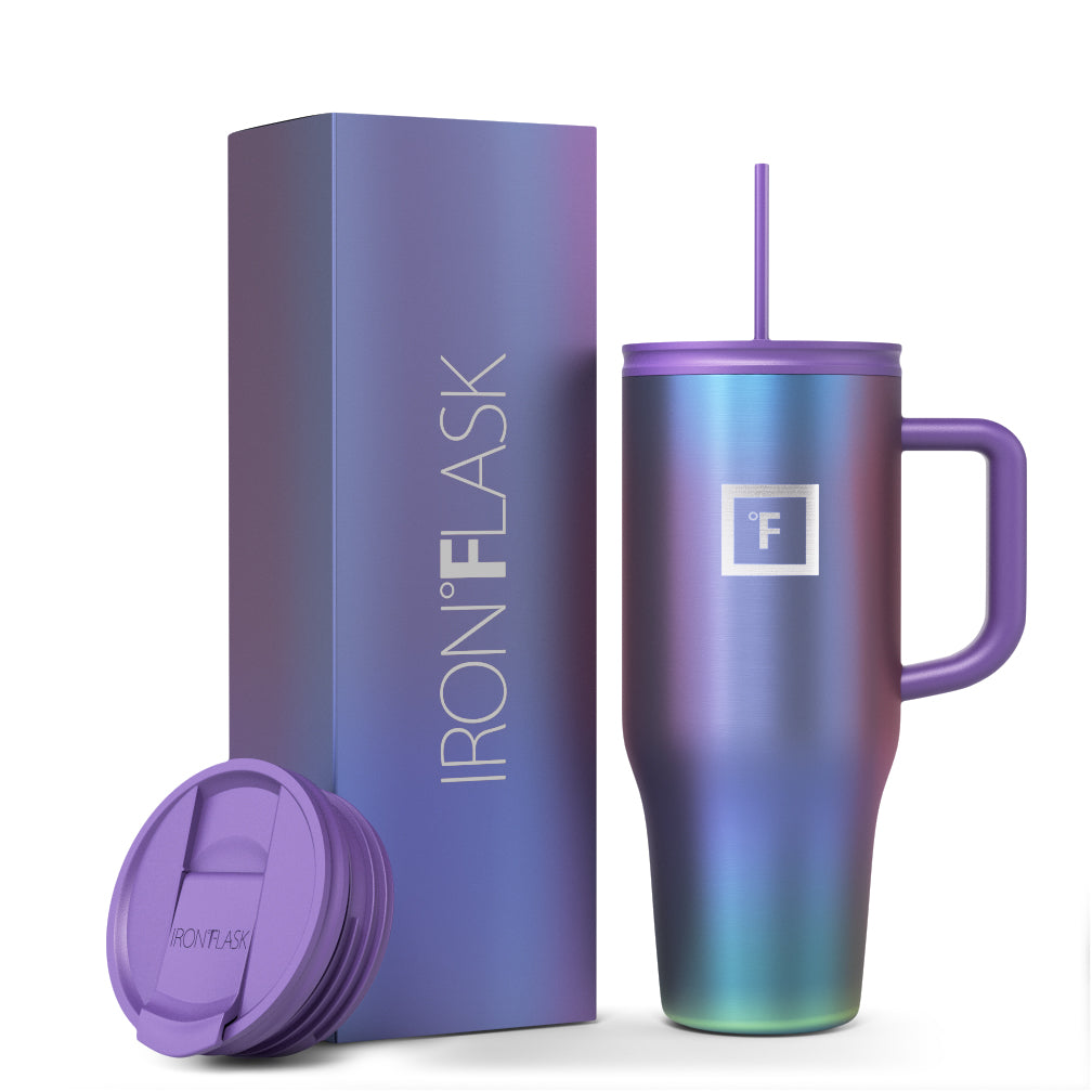 32 Oz Co Pilot Tumbler with Lid and Straw - Insulated Stainless Steel Travel Mug for Hot & Cold Drinks - Perfect for Commuting, Camping, and Office Use