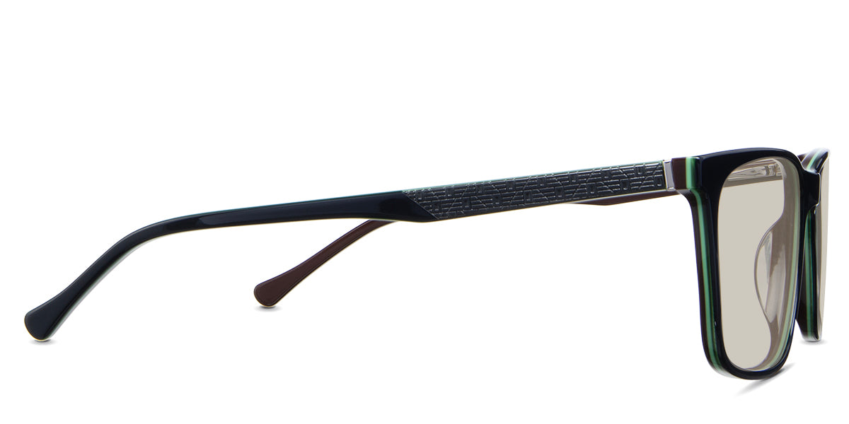 Amazi Men's Prescription Tinted Sunglasses - UV Protection & Polarized Lenses for Driving, Fishing & Outdoor Activities