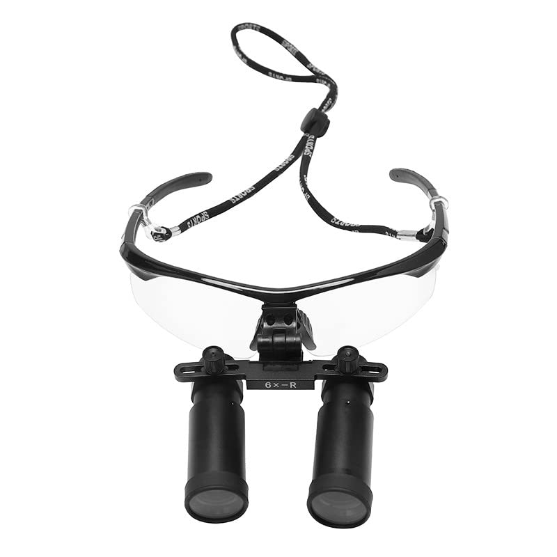 6X Binocular Magnifier Loupes for ENT & Ophthalmology - Professional Surgical Magnifying Glasses for Dentists, Jewelers & Hobbyists | Perfect for Precision Work & Detailed Inspections