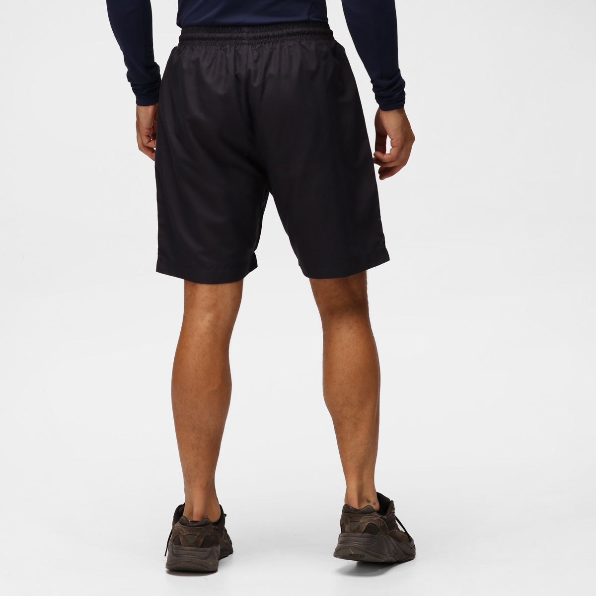 **TKB Men's Navy Blue Quick-Dry Microfiber Athletic Shorts - Lightweight & Comfortable for Running, Gym, and Casual Wear**