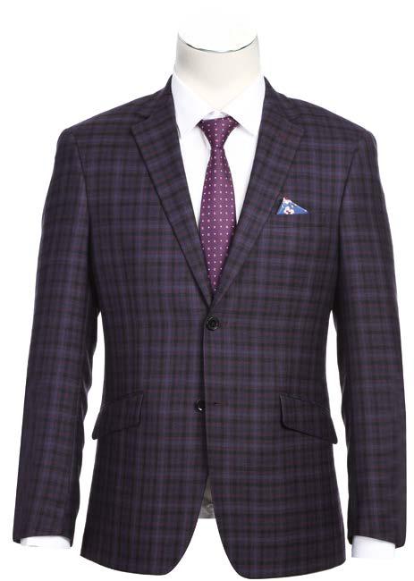 Alessandro Vitello by Renoir Slim Fit Side Vented Blazer 563 9 | Premium Men's Business Suit Jacket | Perfect for Office Wear, Weddings & Formal Events