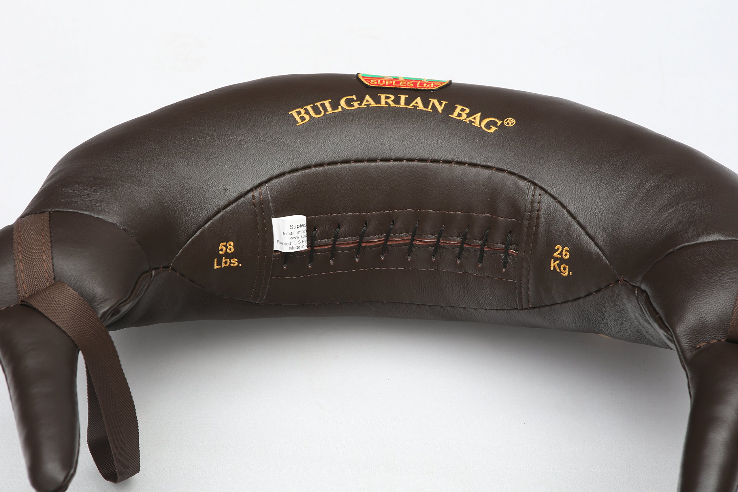 Authentic Leather Bulgarian Bag for CrossFit, Strength Training & Functional Fitness Workouts - Premium Bulgarian Training Bag for Home & Gym Use