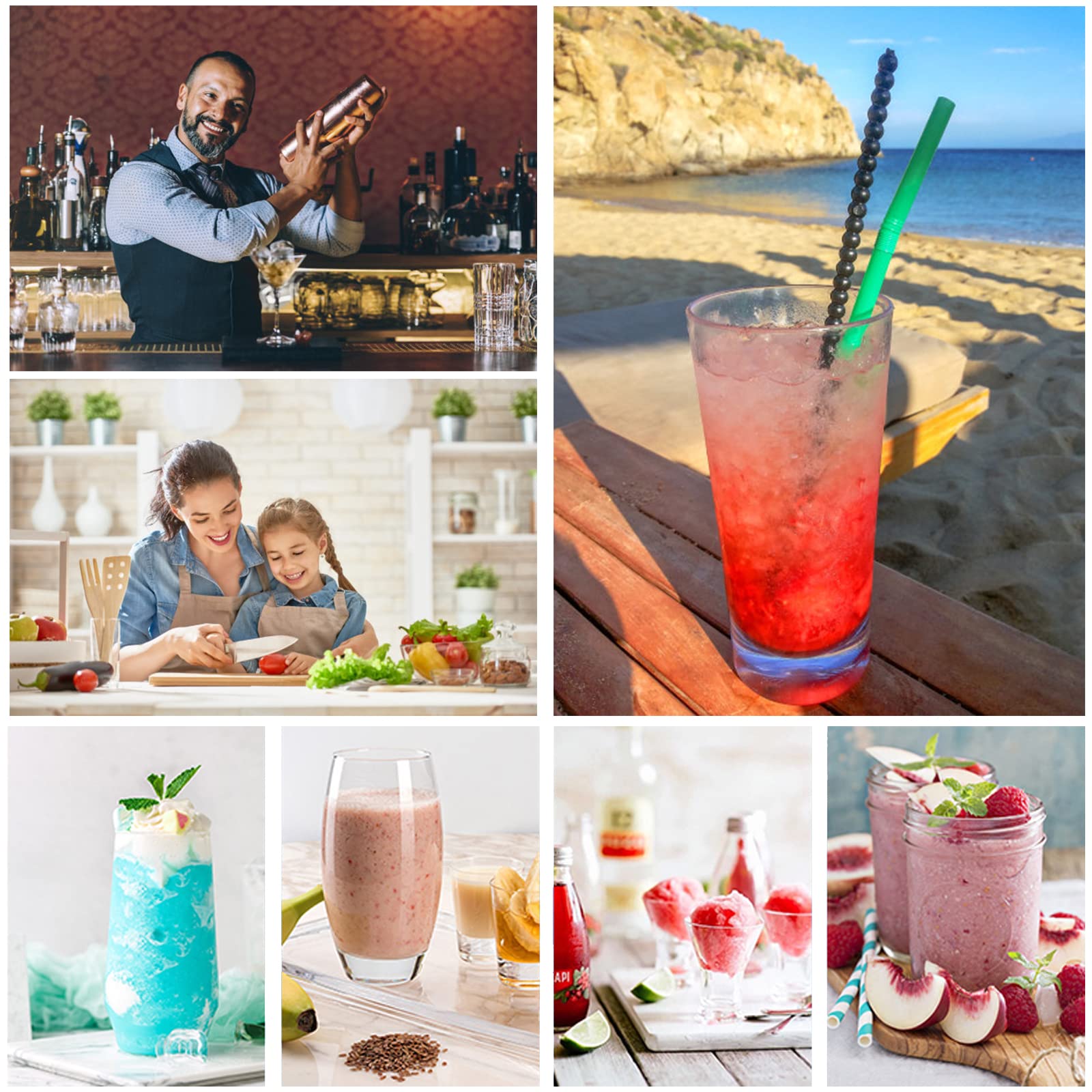 Portable Electric Ice Crusher Machine - Stainless Steel 3-Blade Shaver for Home & Commercial Use - Perfect for Smoothies, Cocktails & Frozen Treats - Includes Ice Tray (Pink)