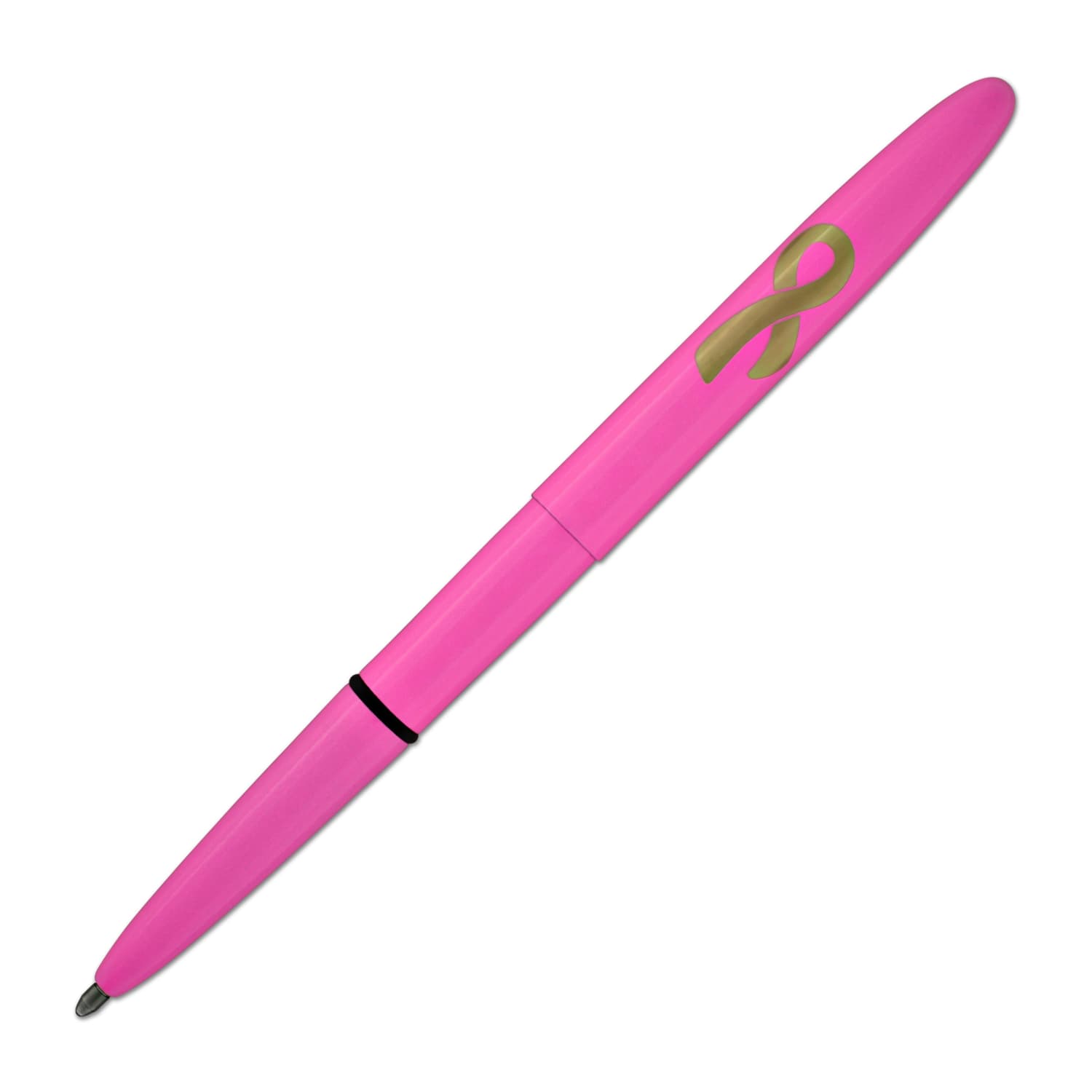 Fisher Space Pen Bullet Ballpoint Pen - Pink Breast Cancer Awareness Edition - Compact & Refillable for Everyday Carry, Gifts, Office & Travel Use