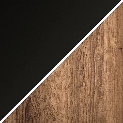 Blackened Bronze/Rustic Oak