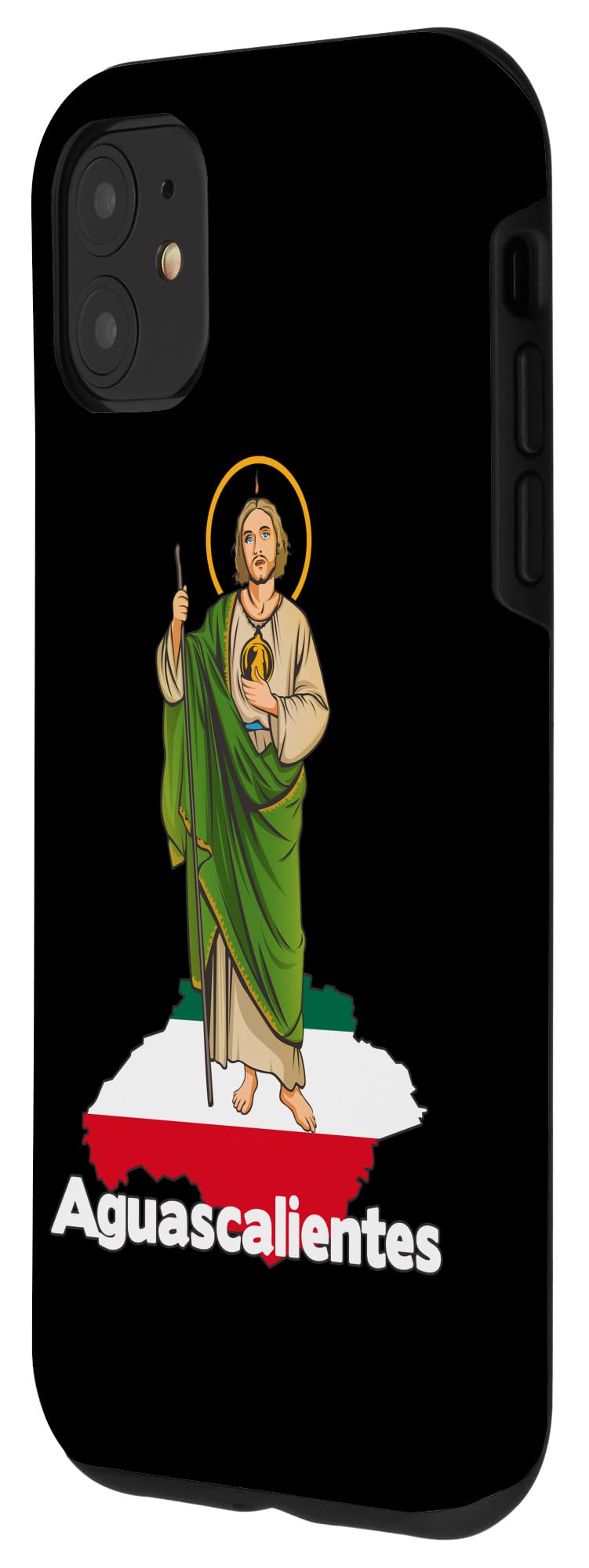 iPhone 11 Case with San Judas Tadeo & Aguascalientes Mexico Design - Durable Protective Cover for Everyday Use & Travel