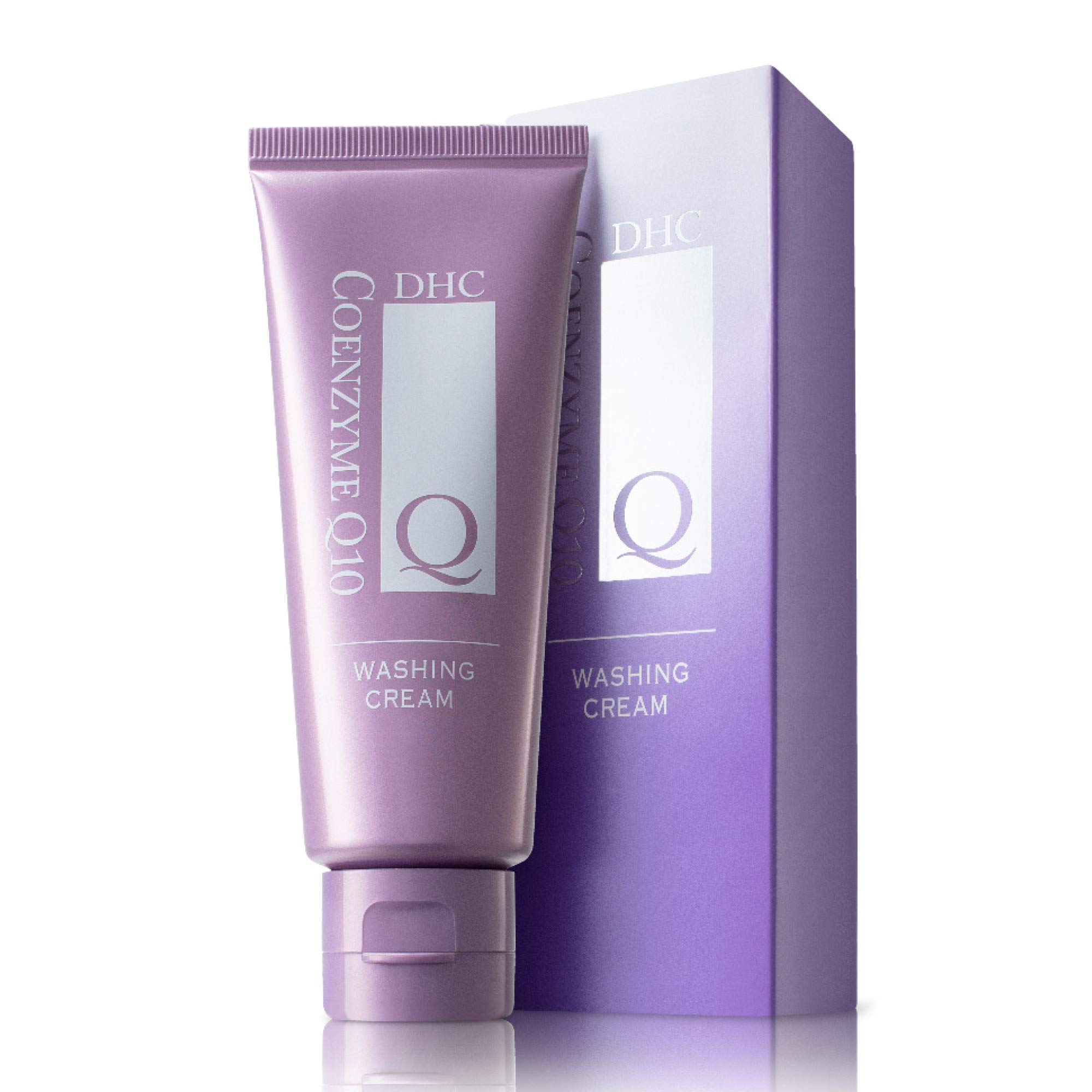 DHC CoQ10 Facial Cleansing Cream 2.8oz - Gentle Deep Cleansing for All Skin Types, Anti-Aging & Moisturizing - Perfect for Daily Skincare Routine & Travel