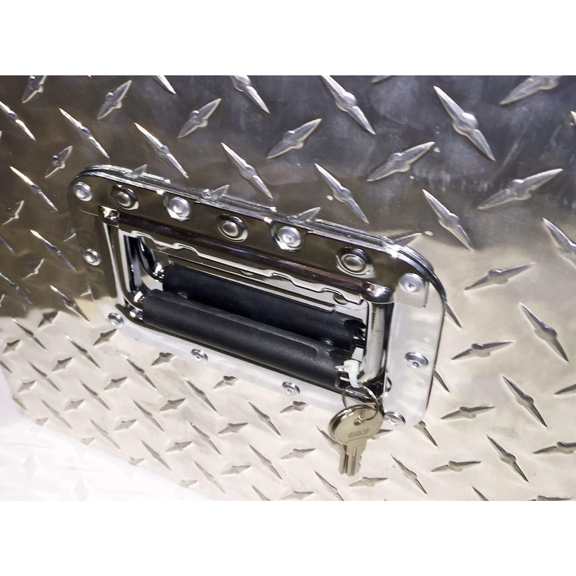 Diamond Plate ATV UTV Aluminum Tool Box - 31
