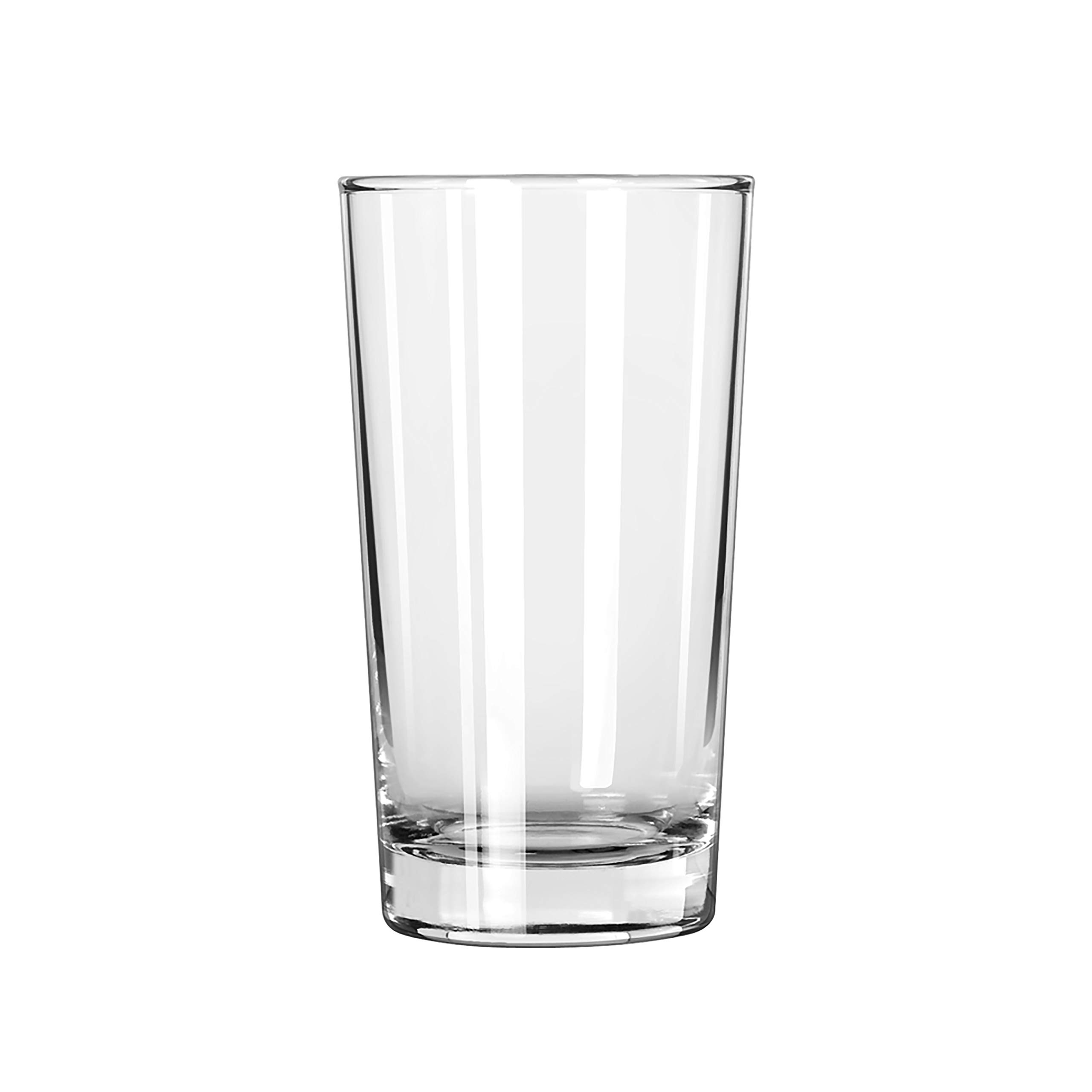LIBBEY INC. Heavy Base Tumblers - 8 Oz Clear Hi-Ball Glasses, Set of 48 (LIB132) - Perfect for Bars, Restaurants, and Home Entertaining