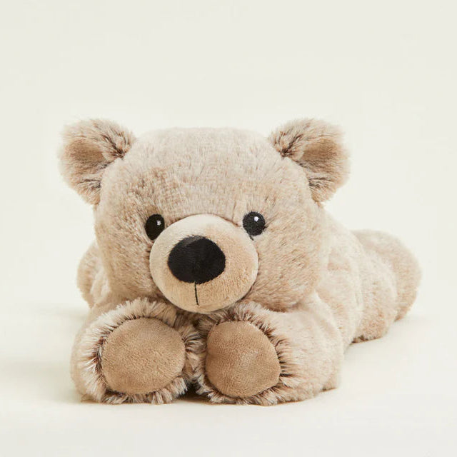 Warmies Brown Bear Microwaveable Heating Plush Toy - Soft & Cozy for Relaxation, Stress Relief & Better Sleep - Perfect for Kids & Adults at Home, Office or Travel