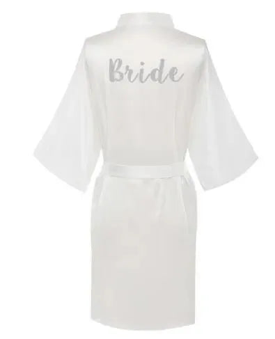 Elegant White Wedding Nightgowns & Letter Robes - Perfect for Bridal Showers, Honeymoon Nights & Romantic Getaways