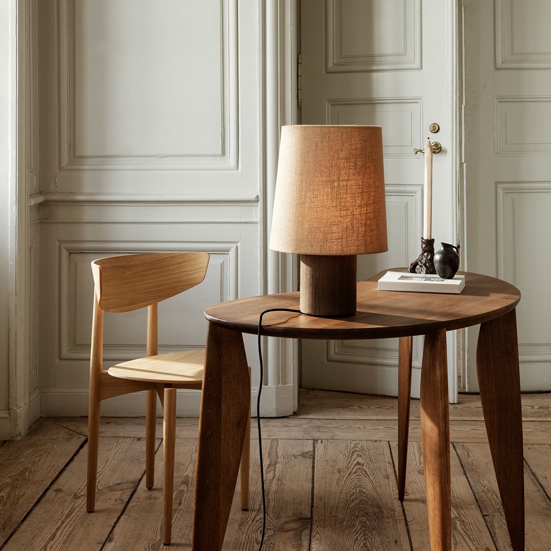 Ferm Living Feve Desk - Modern Minimalist Writing Desk for Home Office, Study & Workspace | Scandinavian Design with Sleek Lines & Durable Construction
