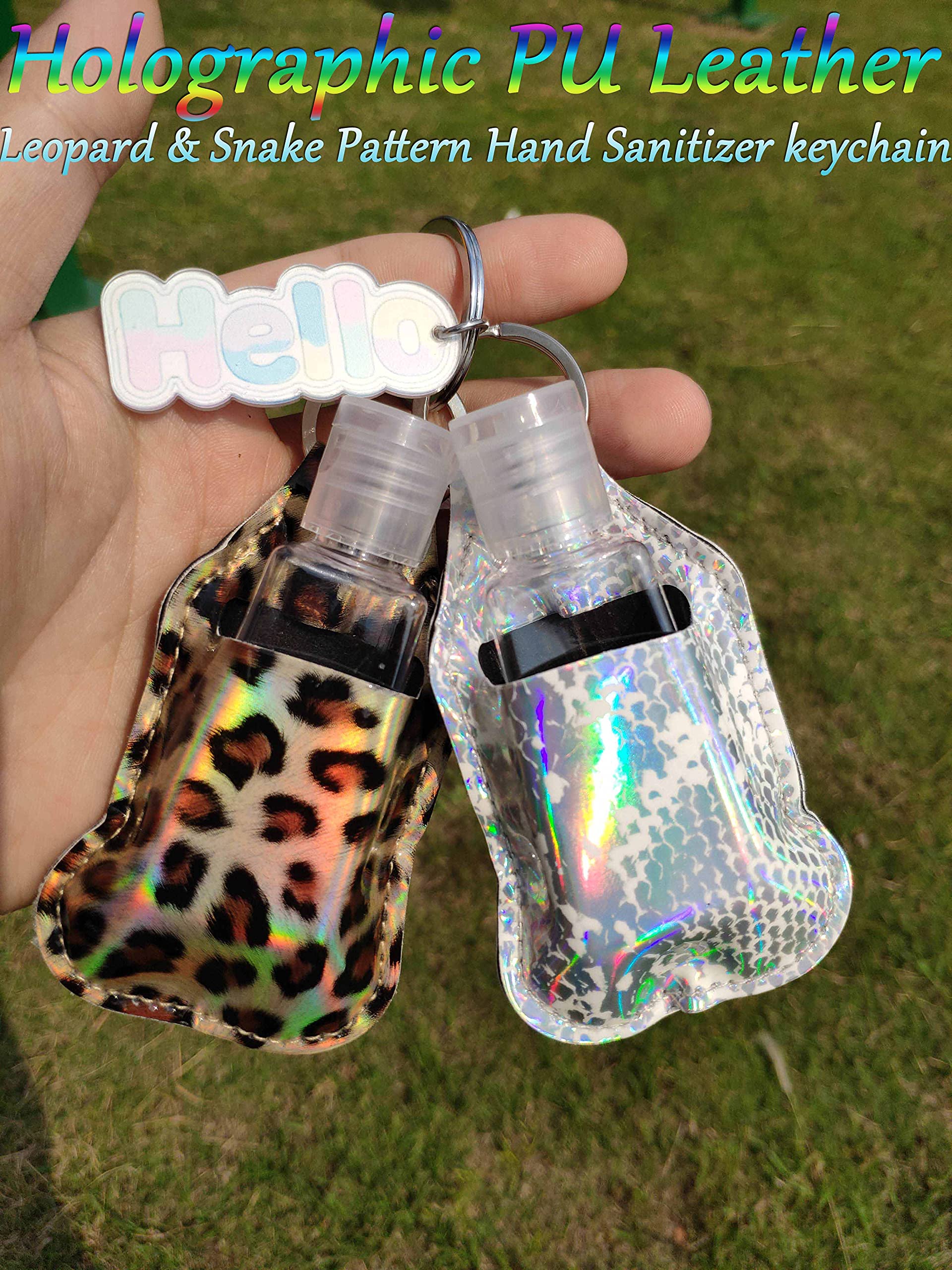 1oz Travel Size Spray Bottle with Funnel & Keychain - Refillable Mini Bottle for Hand Sanitizer, Perfume, Cleaning Solutions - Perfect for Travel, Gym, Office & Home Use