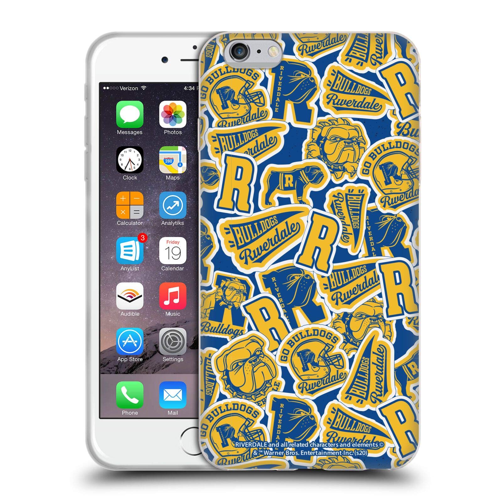 Official Riverdale Licensed Art Soft Gel Case for Apple iPhone 6 Plus/6s Plus - Trendy Protective Cover for Fans, School & Daily Use