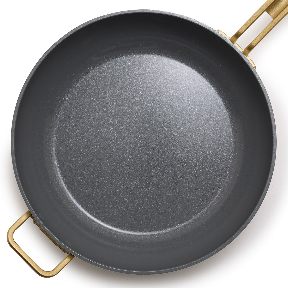 Stanley Tucci™ Ceramic Nonstick 6.5 Quart Essential Stanley Pan - Carrara White | Durable & Eco-Friendly Cookware for Sauteing, Frying & Baking | Perfect for Home Chefs & Healthy Cooking