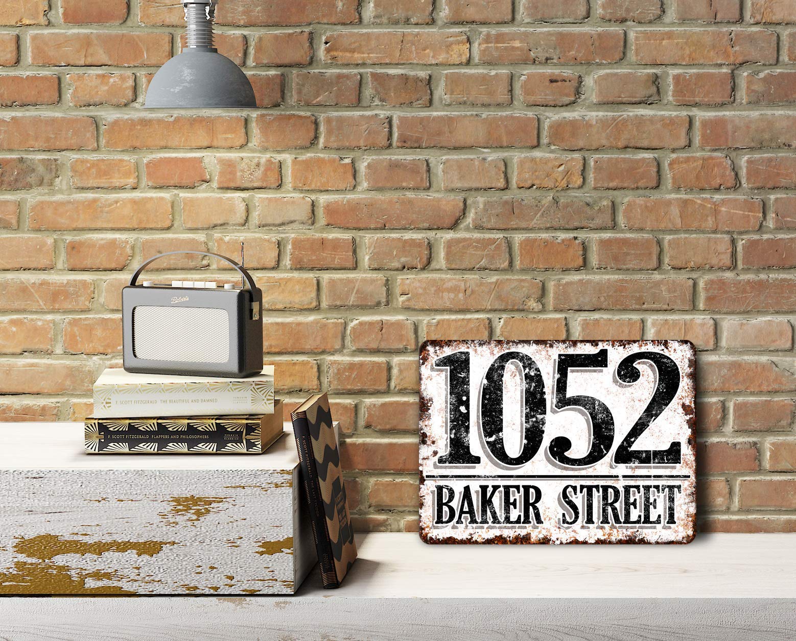Personalized Custom House Address Plaque Sign - Durable Outdoor Metal Number Sign for Porch, Mailbox & Front Door - Weatherproof Home Decor for Curb Appeal & Housewarming Gifts