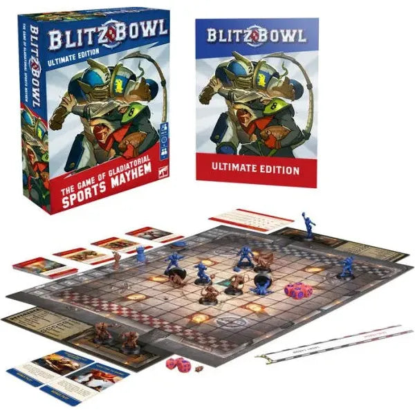 Blitz Bowl Ultimate Edition - Fast-Paced Fantasy Football Board Game for Family Game Nights & Competitive Play