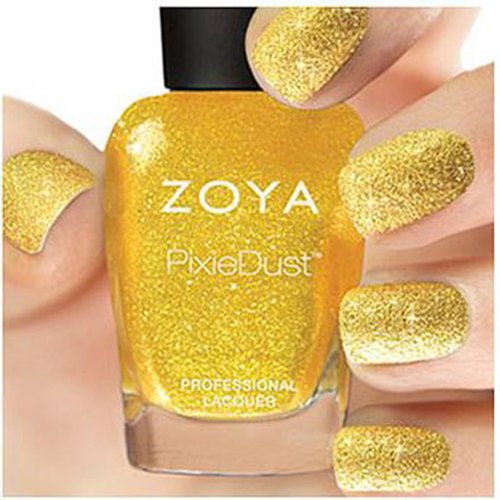 Zoya Solange Gold Nail Polish 15ml - Perfect for Parties & Events