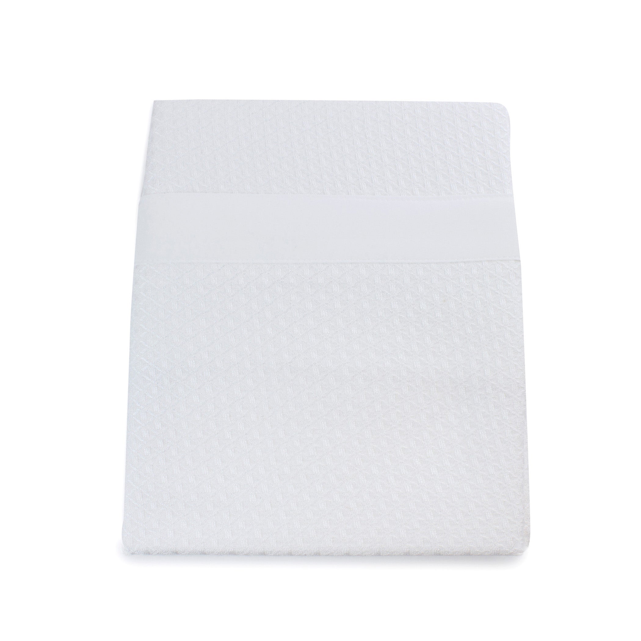 Soft Bamboo White Bassinet Waffle Blanket - Breathable Baby Swaddle Wrap for Newborns & Infants - Perfect for Nursery, Stroller, and Travel Use