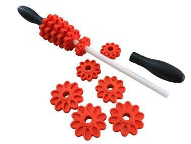 T8 Spiked Roller Massager Stick for Muscle Recovery & Pain Relief - Deep Tissue Massage Tool for Athletes, Gym Workouts & Post-Exercise Therapy
