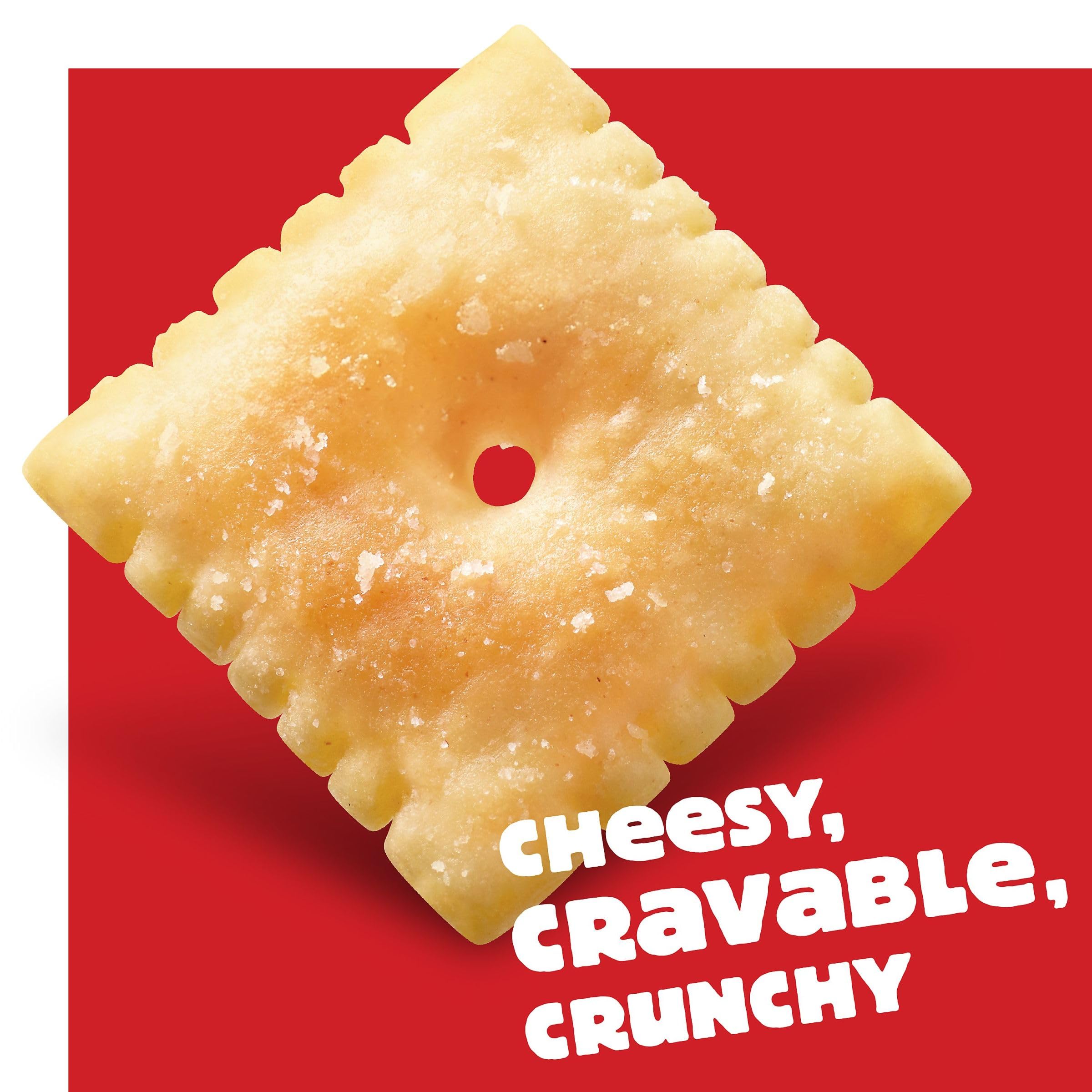 Cheez-It Italian Four Cheese Baked Snack Crackers - 12.4oz Box | Delicious Cheese Flavored Crackers for Office, School & Kids Snacks | Perfect for Lunchboxes, Parties & Movie Nights
