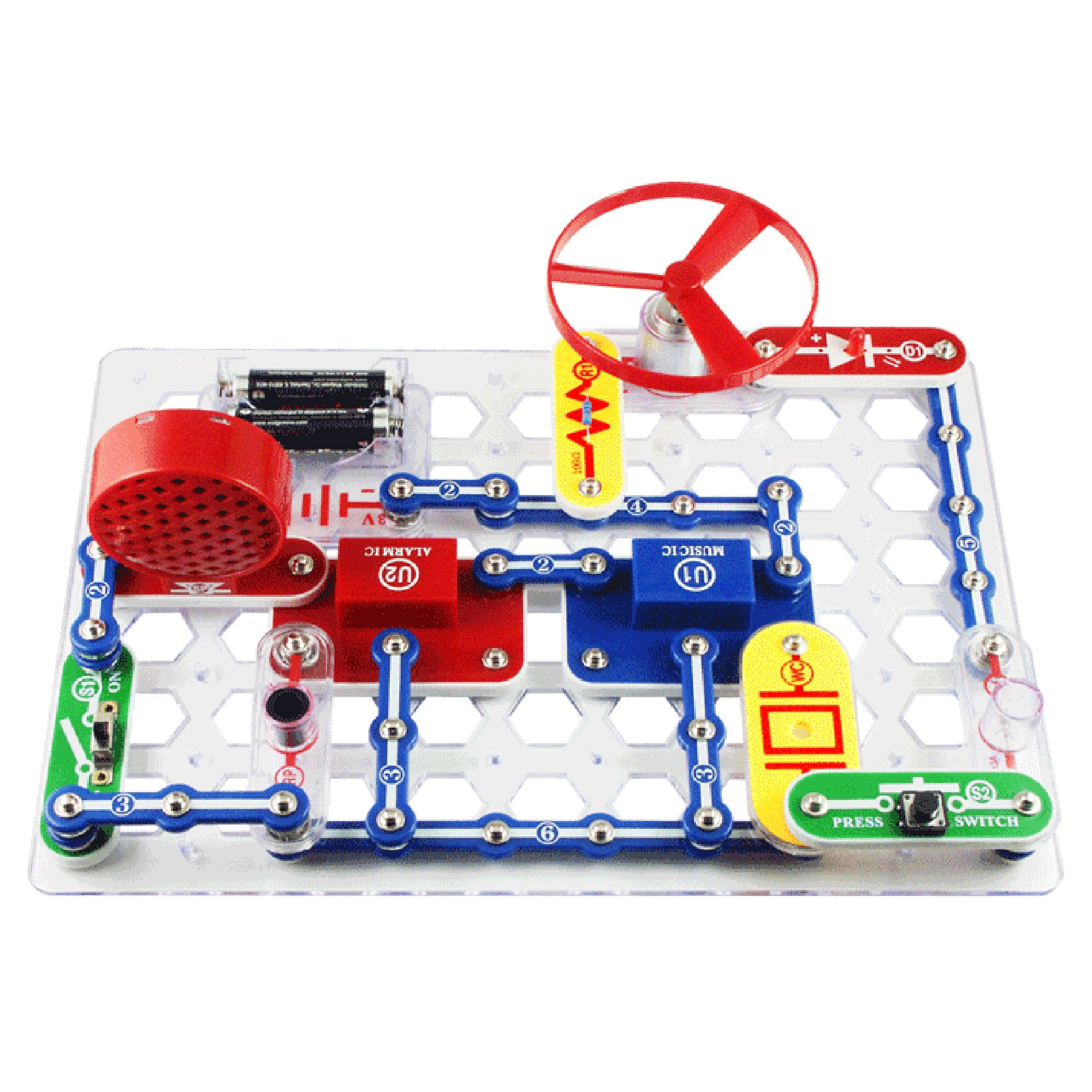 Snap Circuits Jr. Electronics Exploration Kit - 100 Fun STEM Experiments for Kids | Perfect for Home Learning & Classroom Science Projects