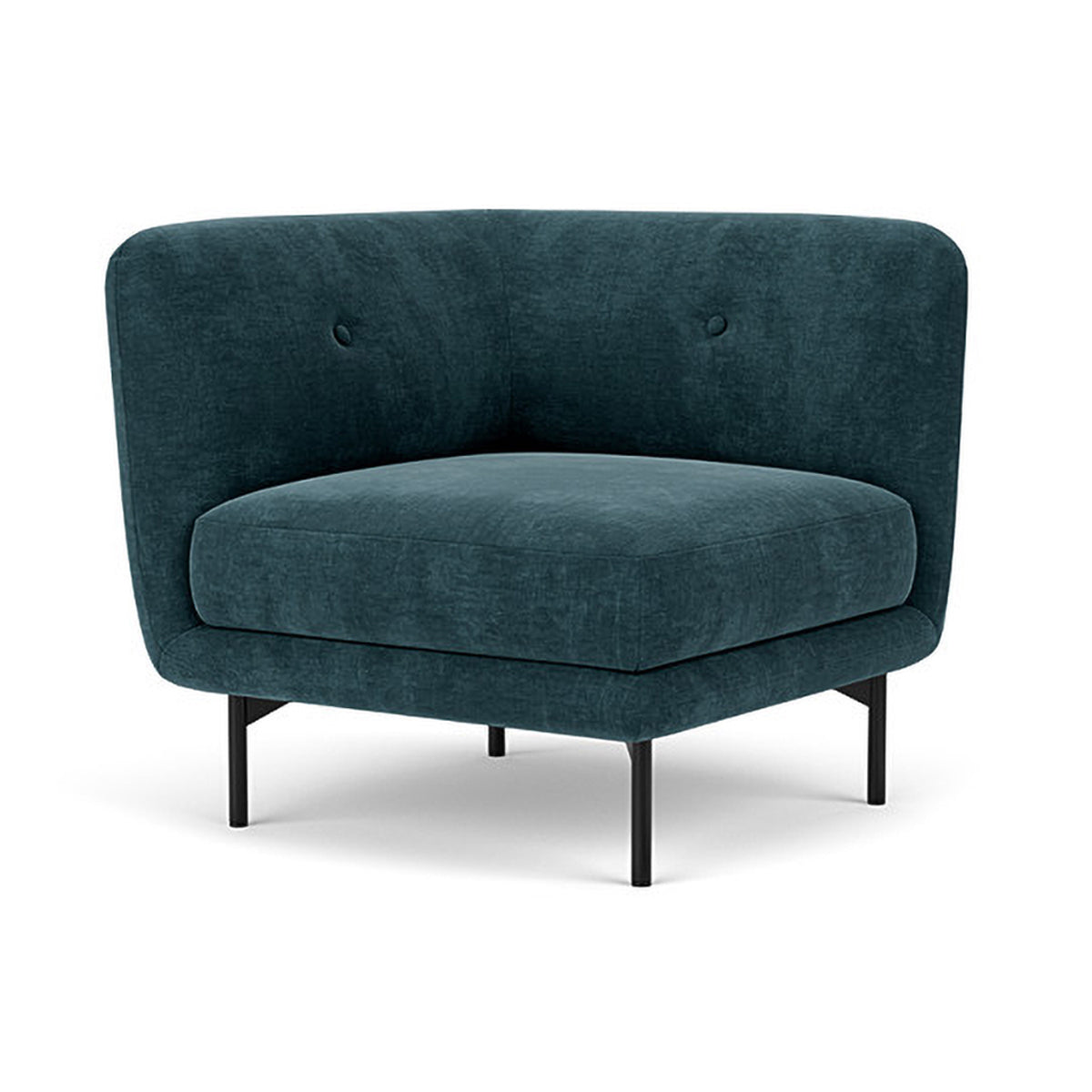 Alfred Fabric Right 1 Seater Modular Sofa - Modern Comfortable Single Chair for Living Room, Bedroom & Small Spaces