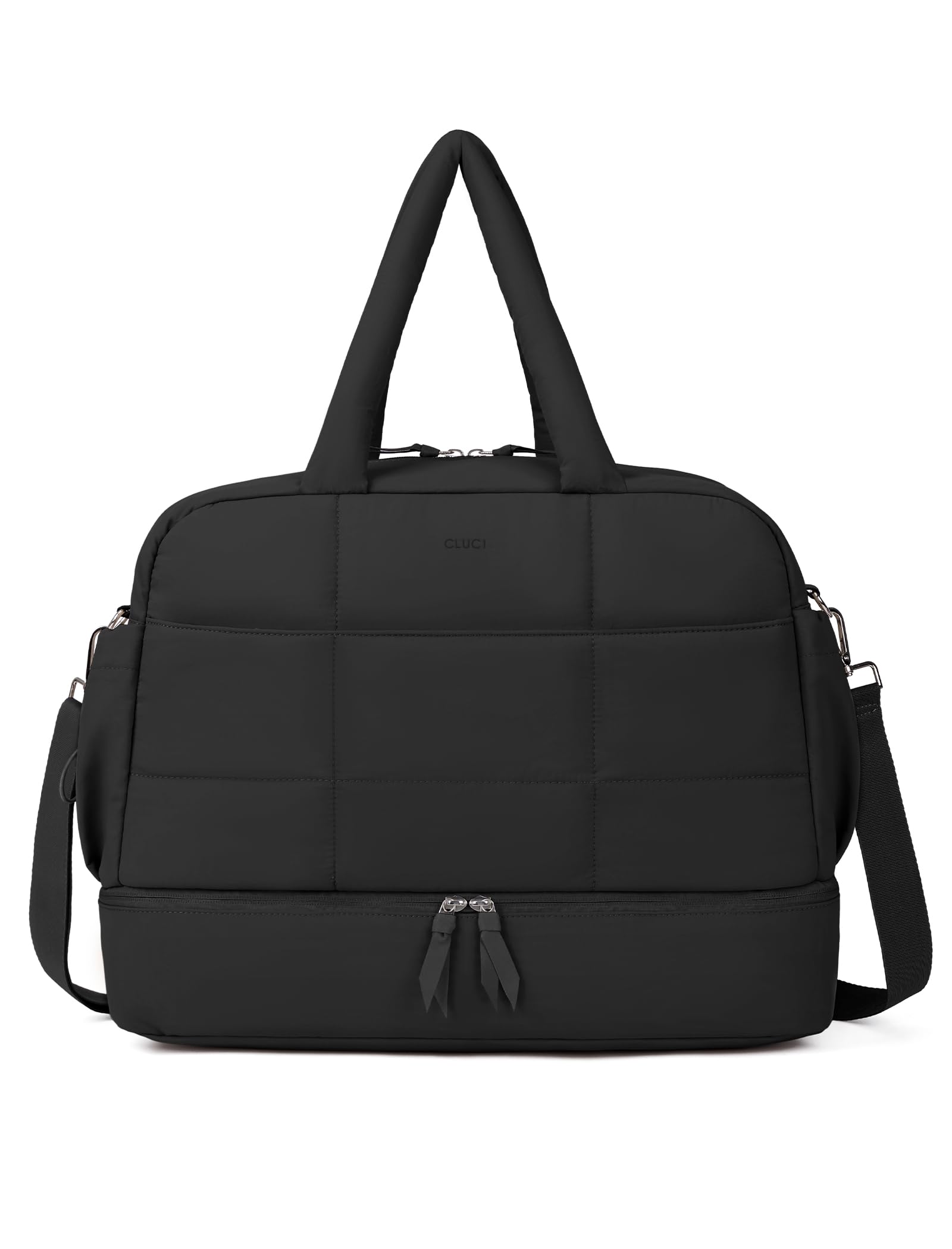 CLUCI Women's Travel Duffle Bag - Lightweight Carry-On Weekender with Shoe Compartment & Wet Pocket | Gym, Overnight, Weekend Getaway & Airplane Luggage Bag for Active Women